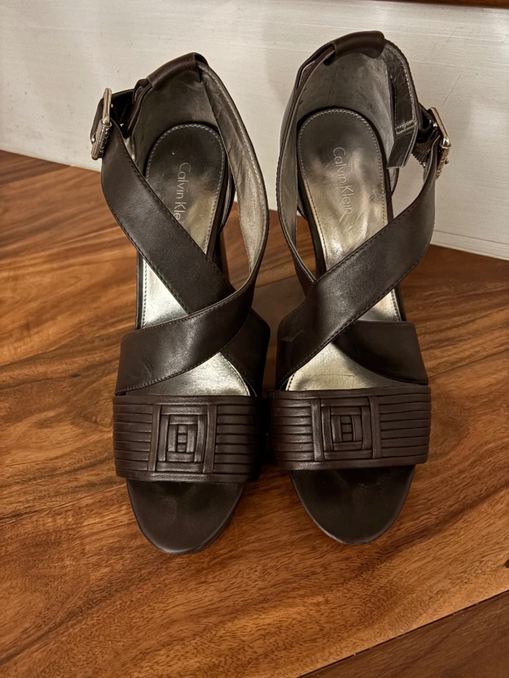 Calvin Kelin Platform Sandals